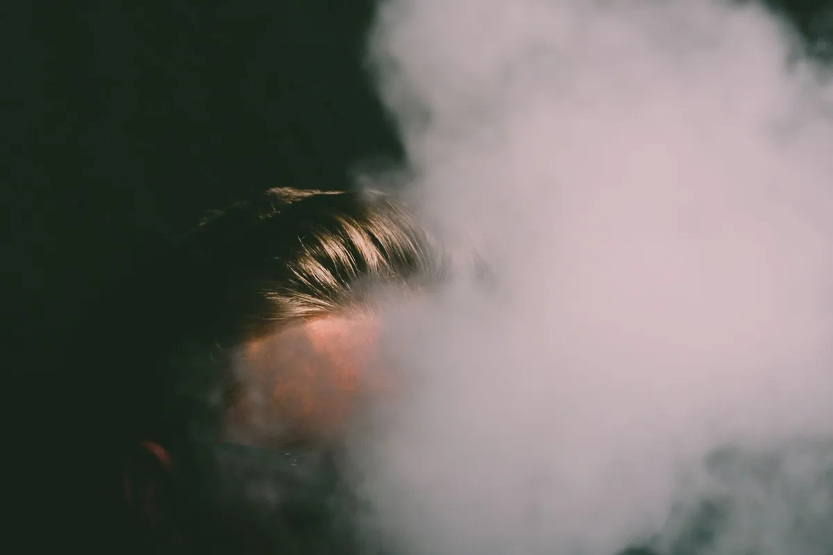 Smoke against a dark background — the embedded odor we remove from Boca Raton homes